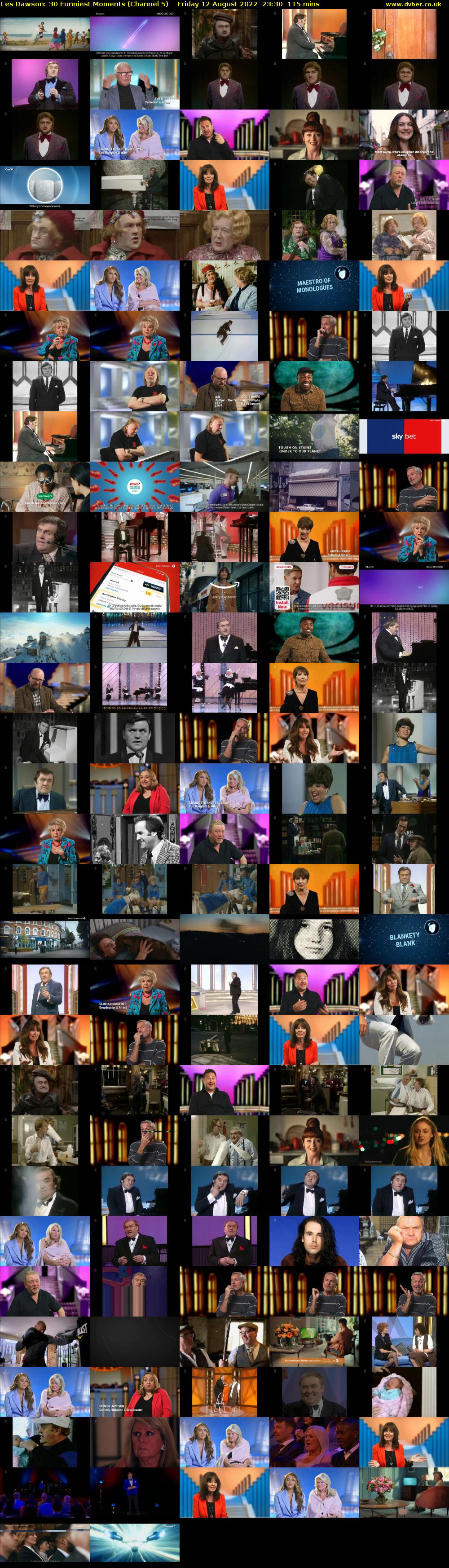 Les Dawson: 30 Funniest Moments (Channel 5) Friday 12 August 2022 23:30 - 01:25
