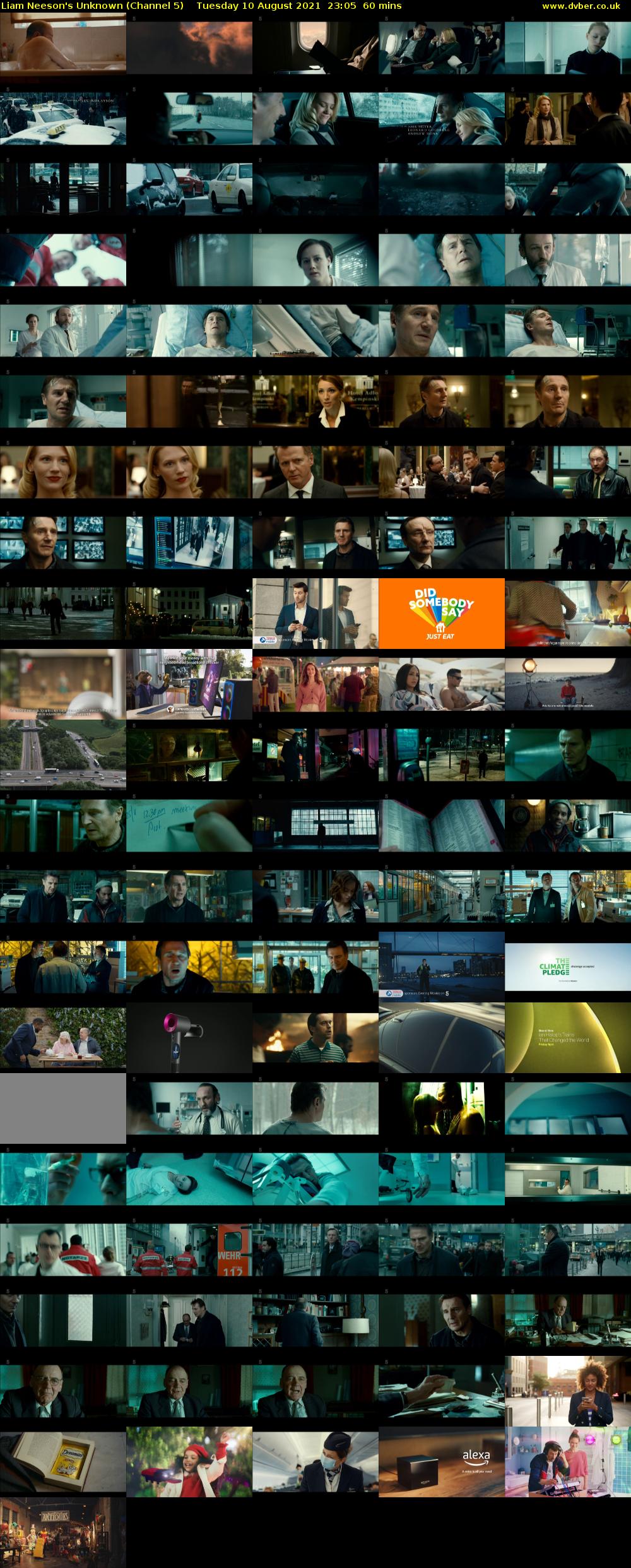 Liam Neeson's Unknown (Channel 5) Tuesday 10 August 2021 23:05 - 00:05
