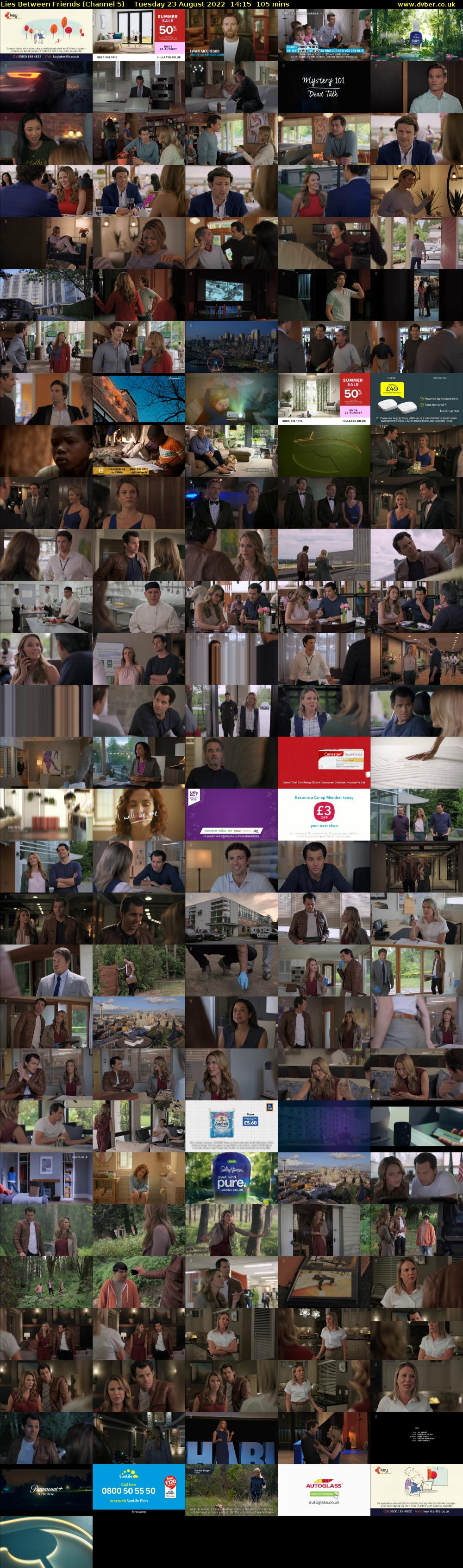 Lies Between Friends (Channel 5) Tuesday 23 August 2022 14:15 - 16:00