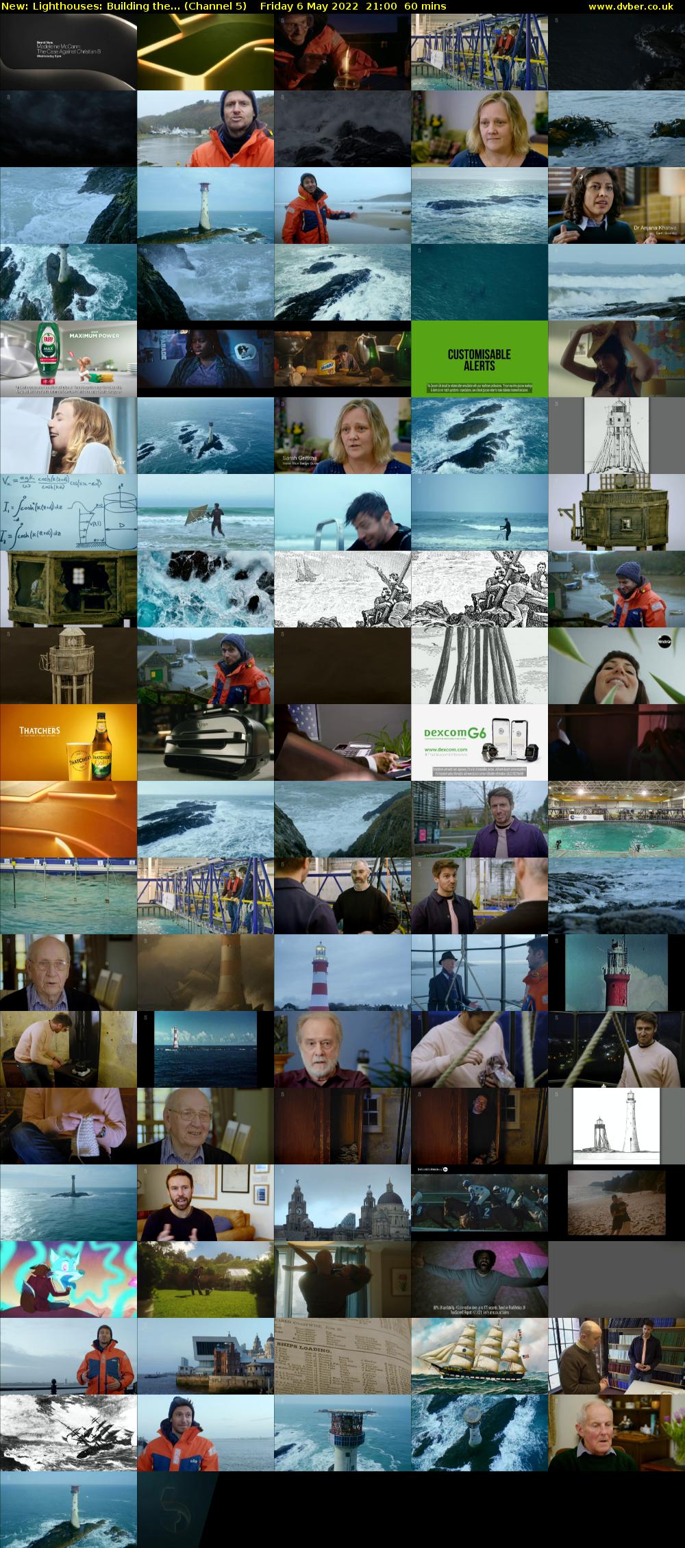 Lighthouses: Building the... (Channel 5) Friday 6 May 2022 21:00 - 22:00