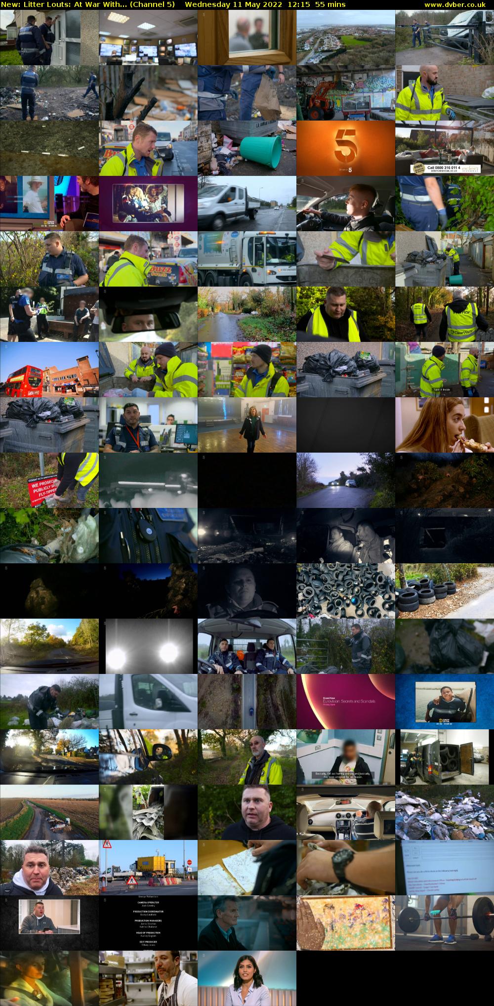 Litter Louts: At War With... (Channel 5) Wednesday 11 May 2022 12:15 - 13:10