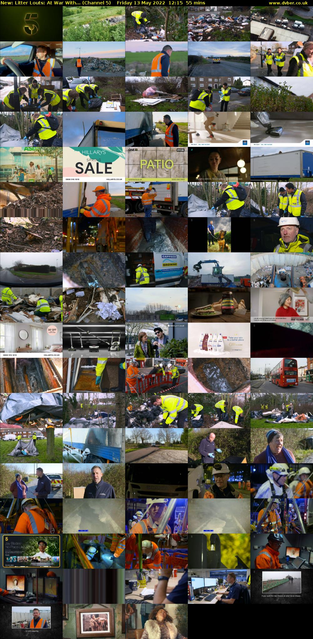 Litter Louts: At War With... (Channel 5) Friday 13 May 2022 12:15 - 13:10