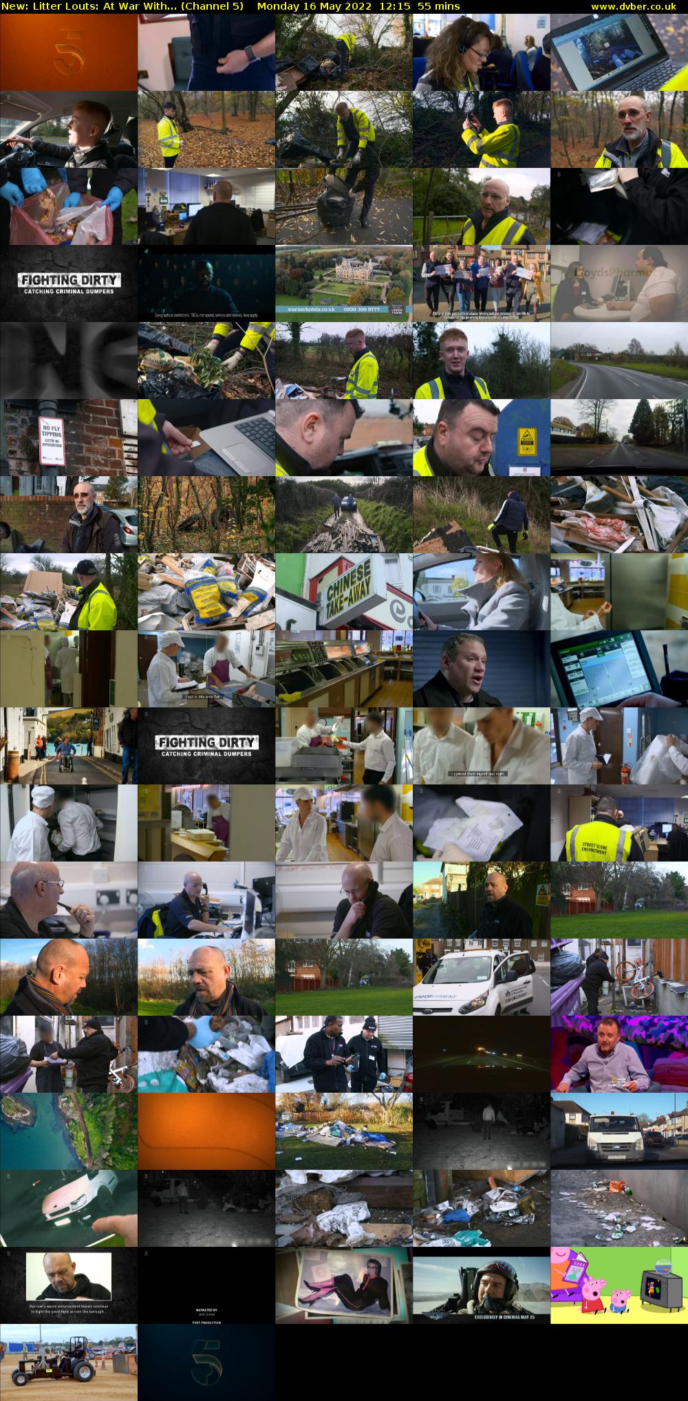 Litter Louts: At War With... (Channel 5) Monday 16 May 2022 12:15 - 13:10