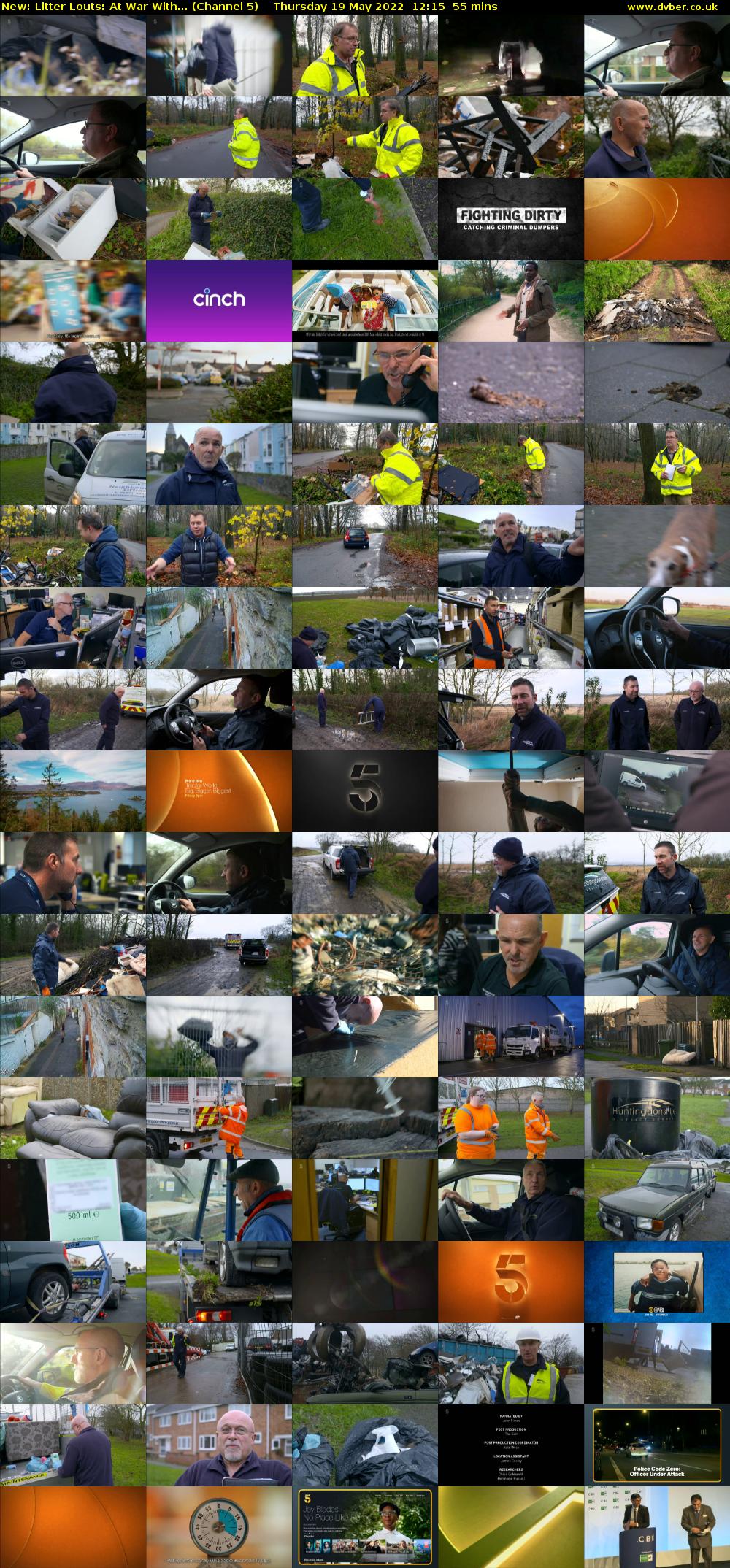 Litter Louts: At War With... (Channel 5) Thursday 19 May 2022 12:15 - 13:10