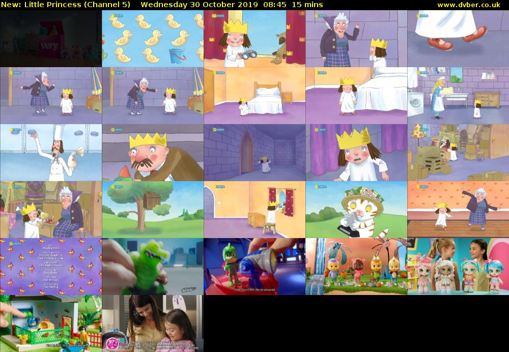 Little Princess (Channel 5) Wednesday 30 October 2019 08:45 - 09:00