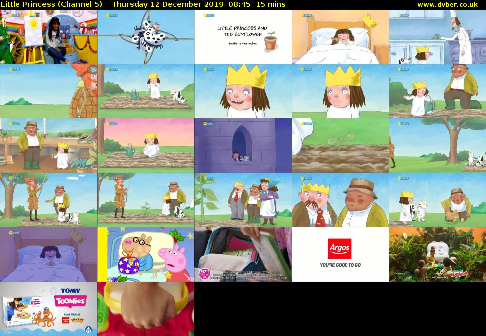 Little Princess (Channel 5) Thursday 12 December 2019 08:45 - 09:00