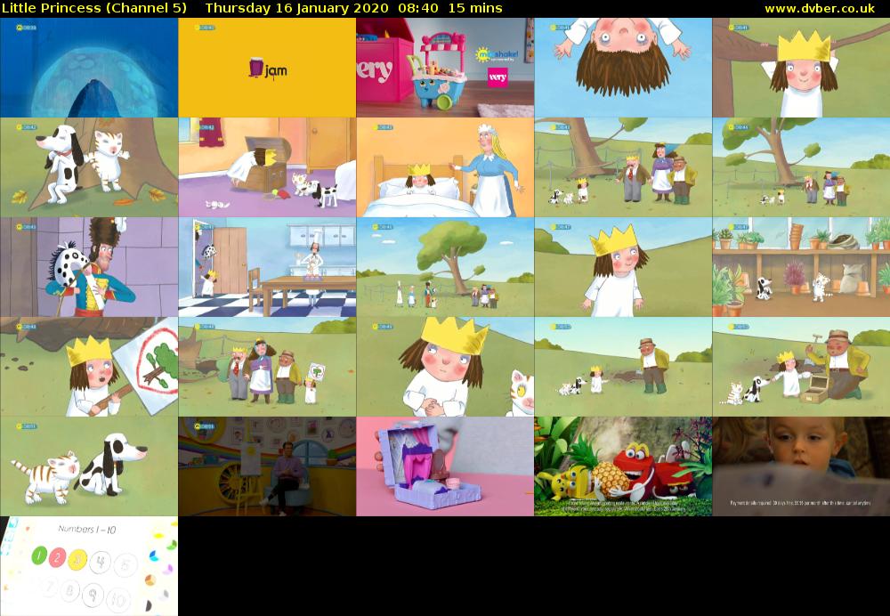 Little Princess (Channel 5) Thursday 16 January 2020 08:40 - 08:55