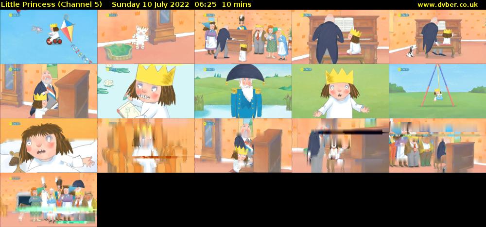 Little Princess (Channel 5) Sunday 10 July 2022 06:25 - 06:35