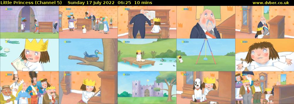 Little Princess (Channel 5) Sunday 17 July 2022 06:25 - 06:35