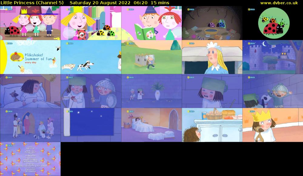 Little Princess (Channel 5) Saturday 20 August 2022 06:20 - 06:35