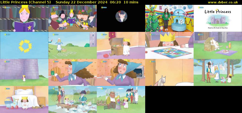 Little Princess (Channel 5) Sunday 22 December 2024 06:20 - 06:30
