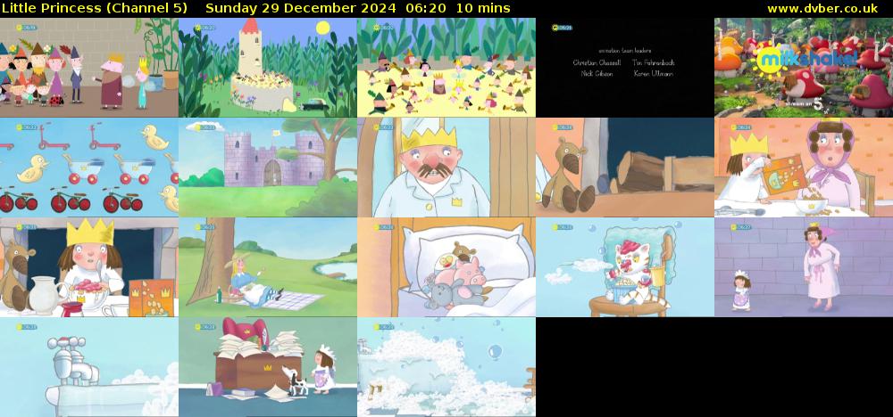 Little Princess (Channel 5) Sunday 29 December 2024 06:20 - 06:30
