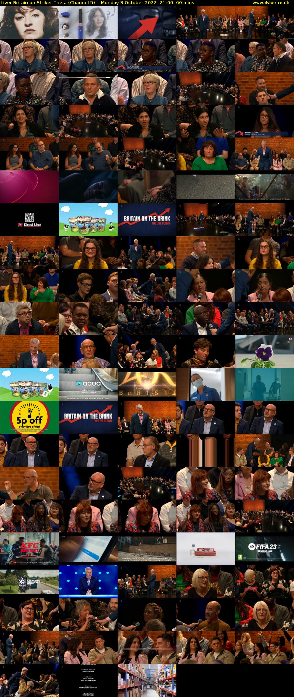 Live: Britain on Strike: The... (Channel 5) Monday 3 October 2022 21:00 - 22:00