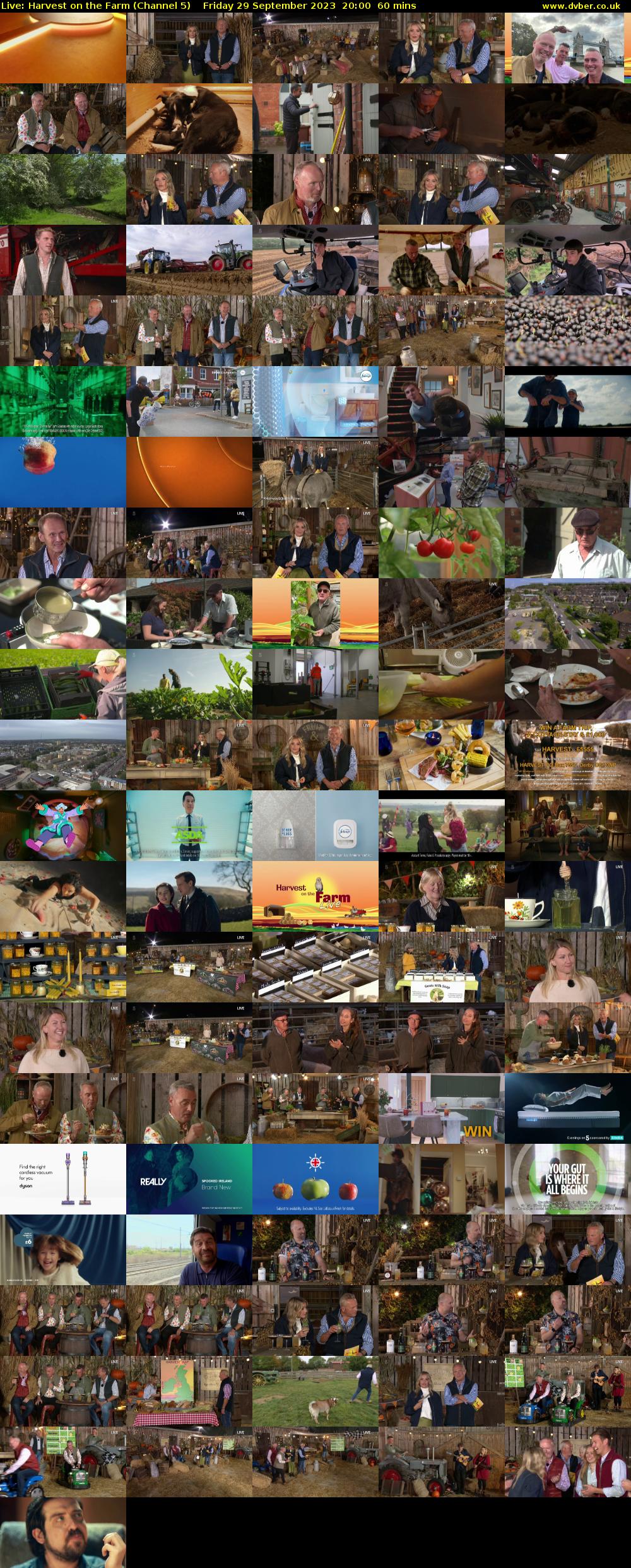 Live: Harvest on the Farm (Channel 5) Friday 29 September 2023 20:00 - 21:00