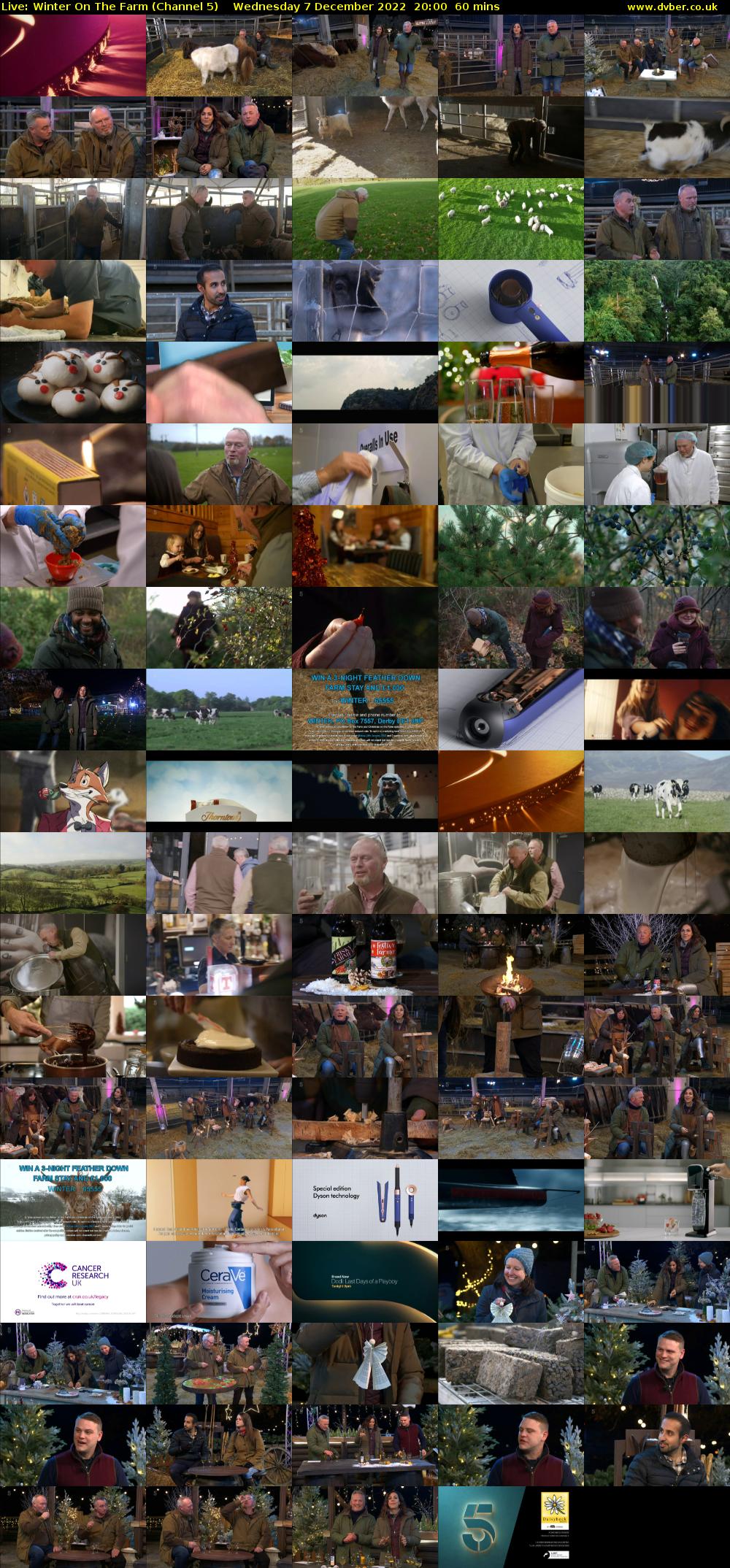 Live: Winter on the Farm (Channel 5) Wednesday 7 December 2022 20:00 - 21:00