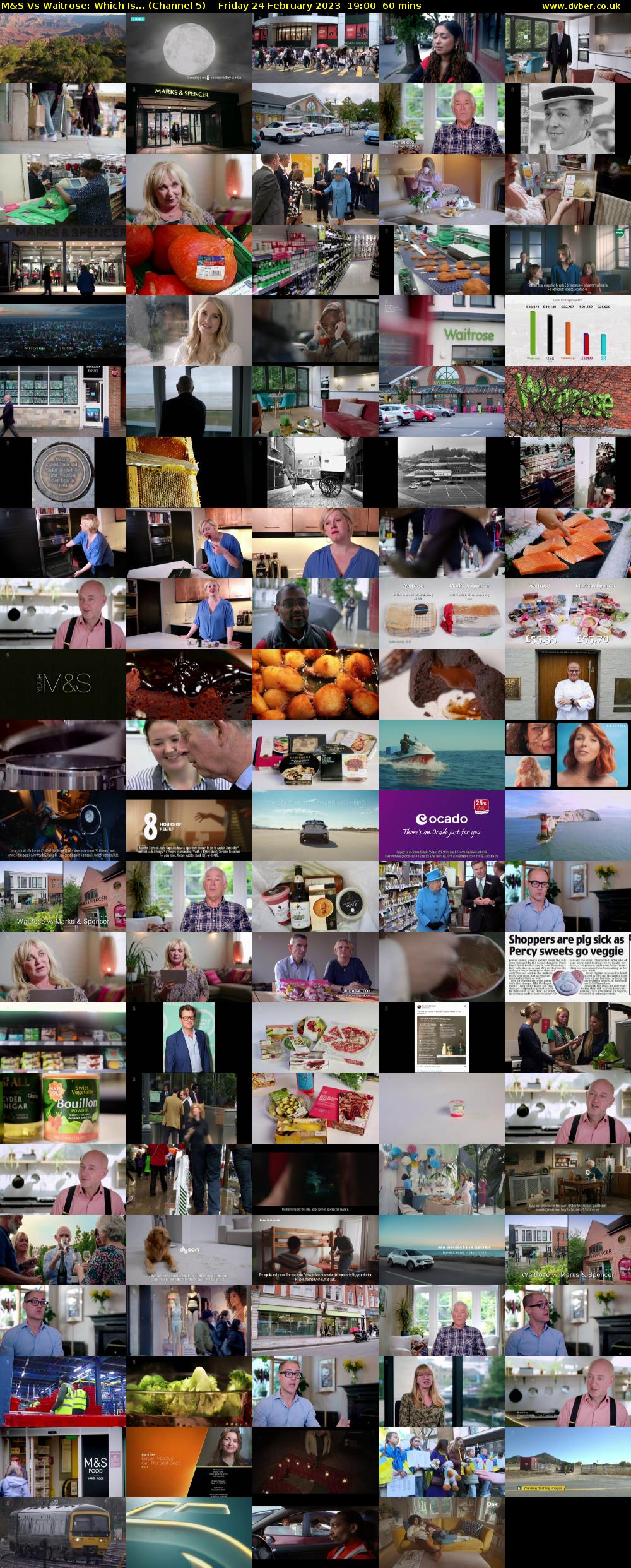 M&S Vs Waitrose: Which Is... (Channel 5) Friday 24 February 2023 19:00 - 20:00