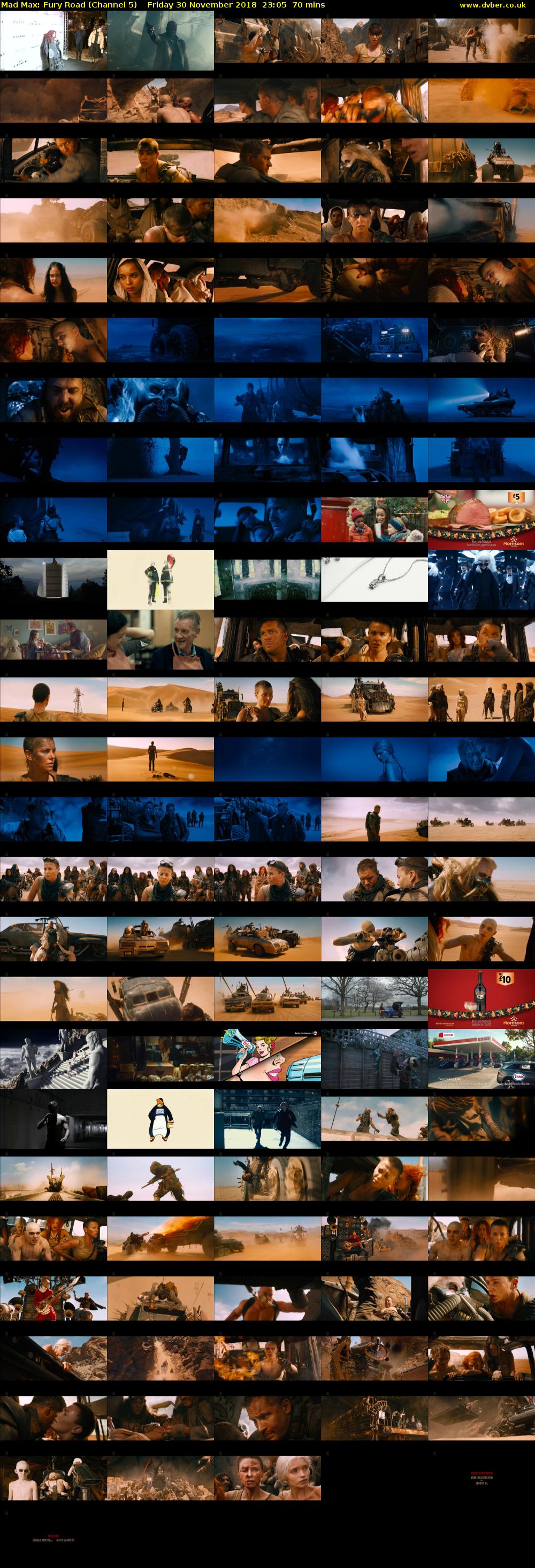 Mad Max: Fury Road (Channel 5) Friday 30 November 2018 23:05 - 00:15