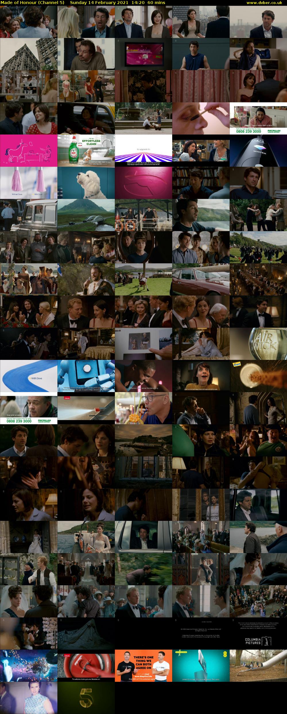 Made of Honour (Channel 5) Sunday 14 February 2021 14:20 - 15:20
