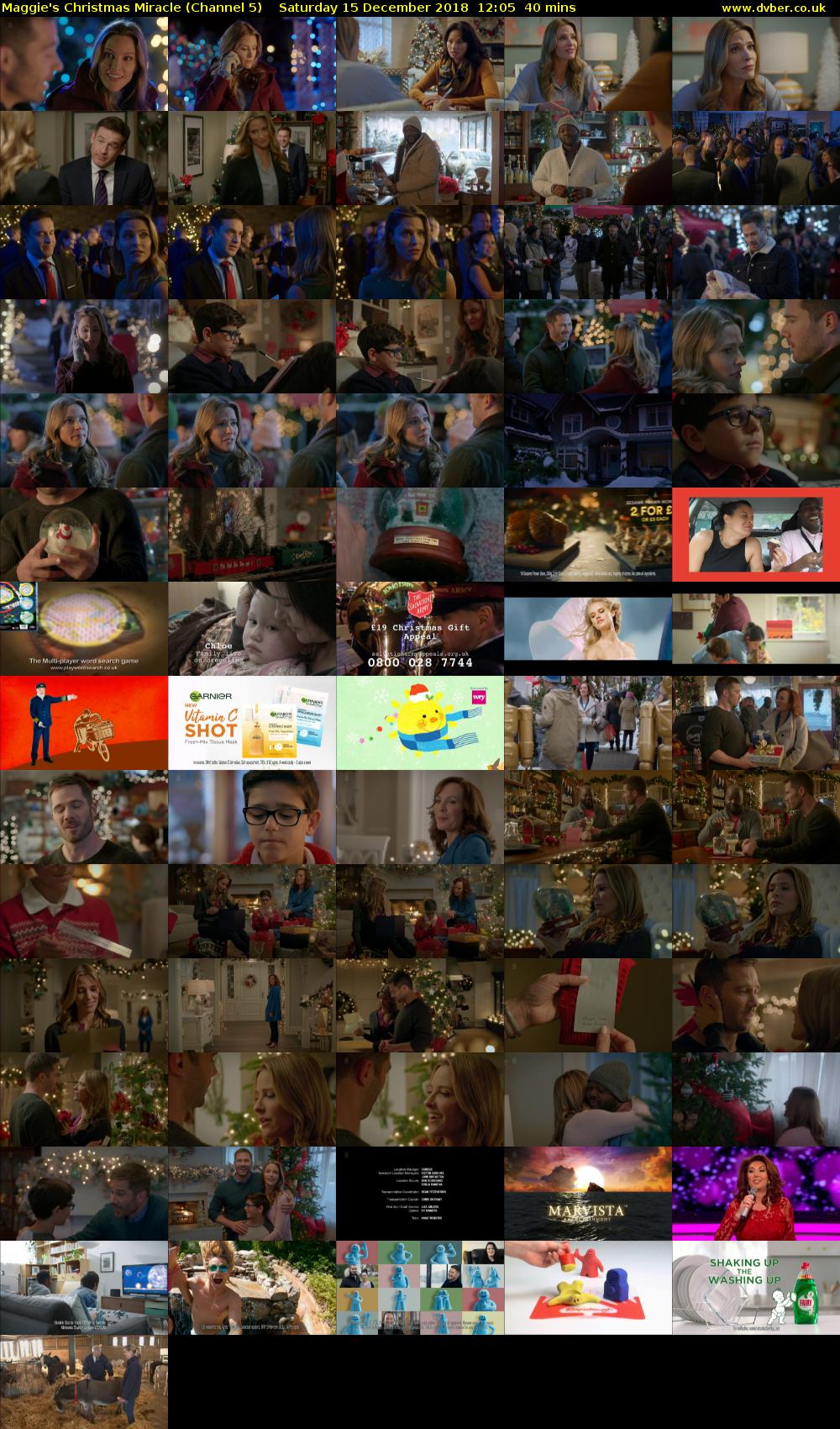 Maggie's Christmas Miracle (Channel 5) Saturday 15 December 2018 12:05 - 12:45