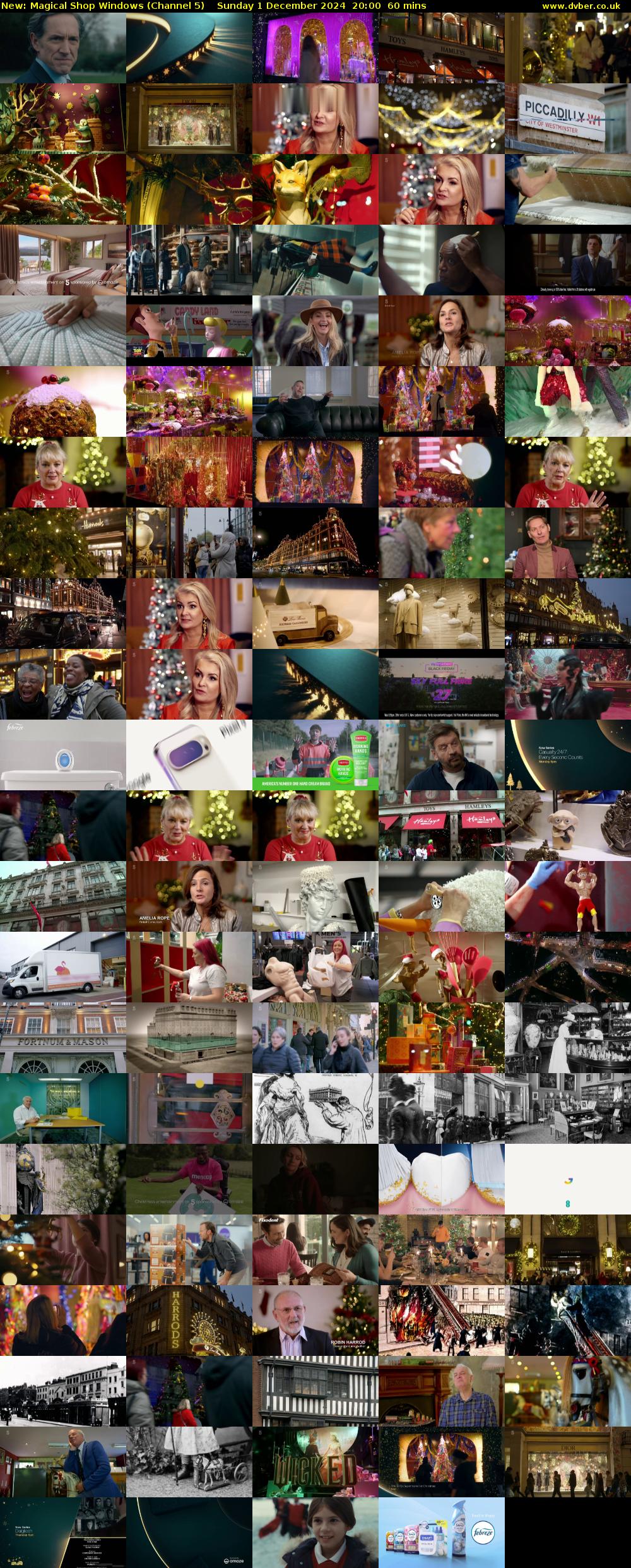 Magical Shop Windows (Channel 5) Sunday 1 December 2024 20:00 - 21:00