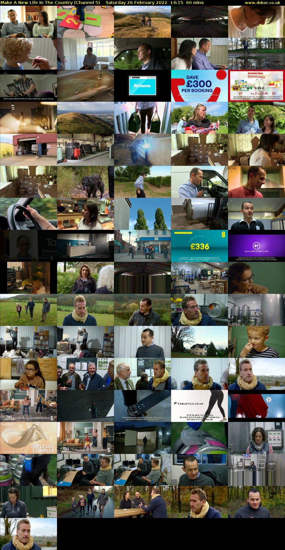 Make A New Life In The Country (Channel 5) Saturday 26 February 2022 14:15 - 15:15