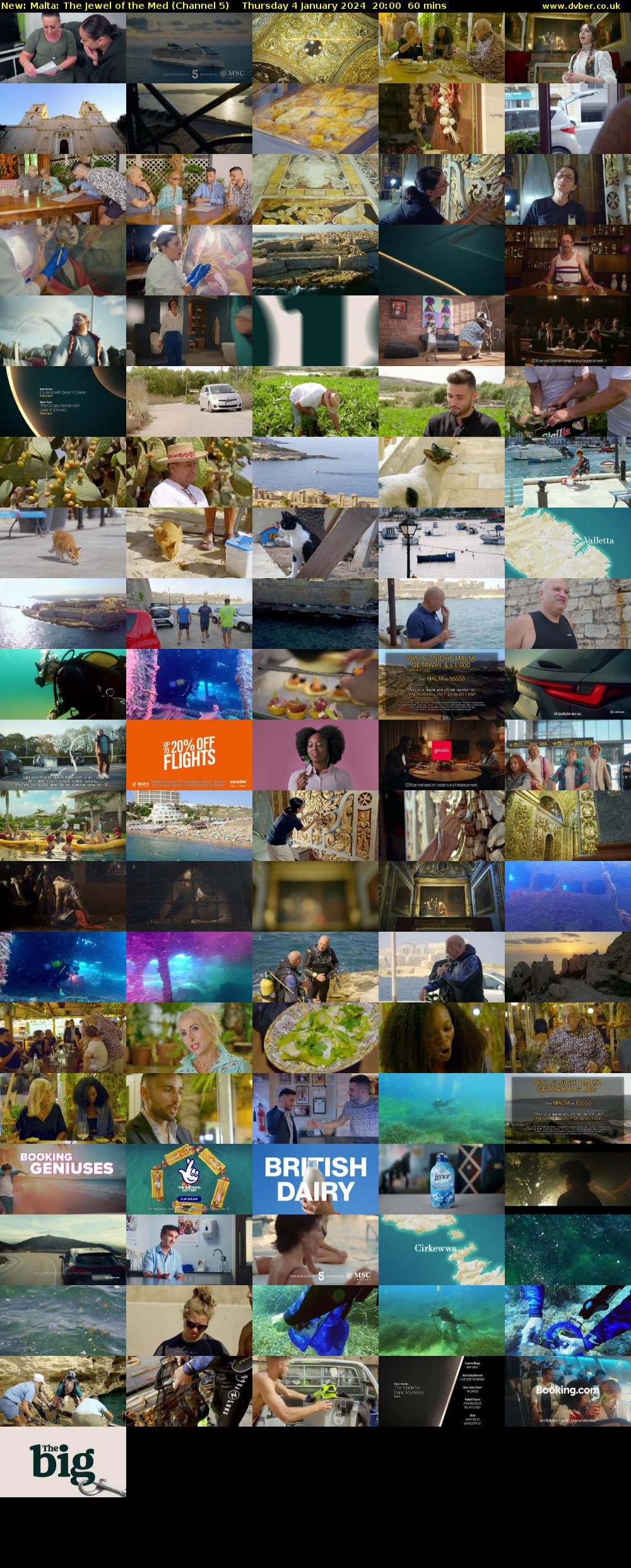 Malta: The Jewel of the Med (Channel 5) Thursday 4 January 2024 20:00 - 21:00