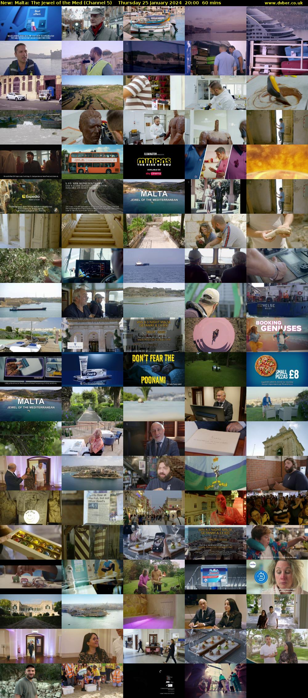 Malta: The Jewel of the Med (Channel 5) Thursday 25 January 2024 20:00 - 21:00
