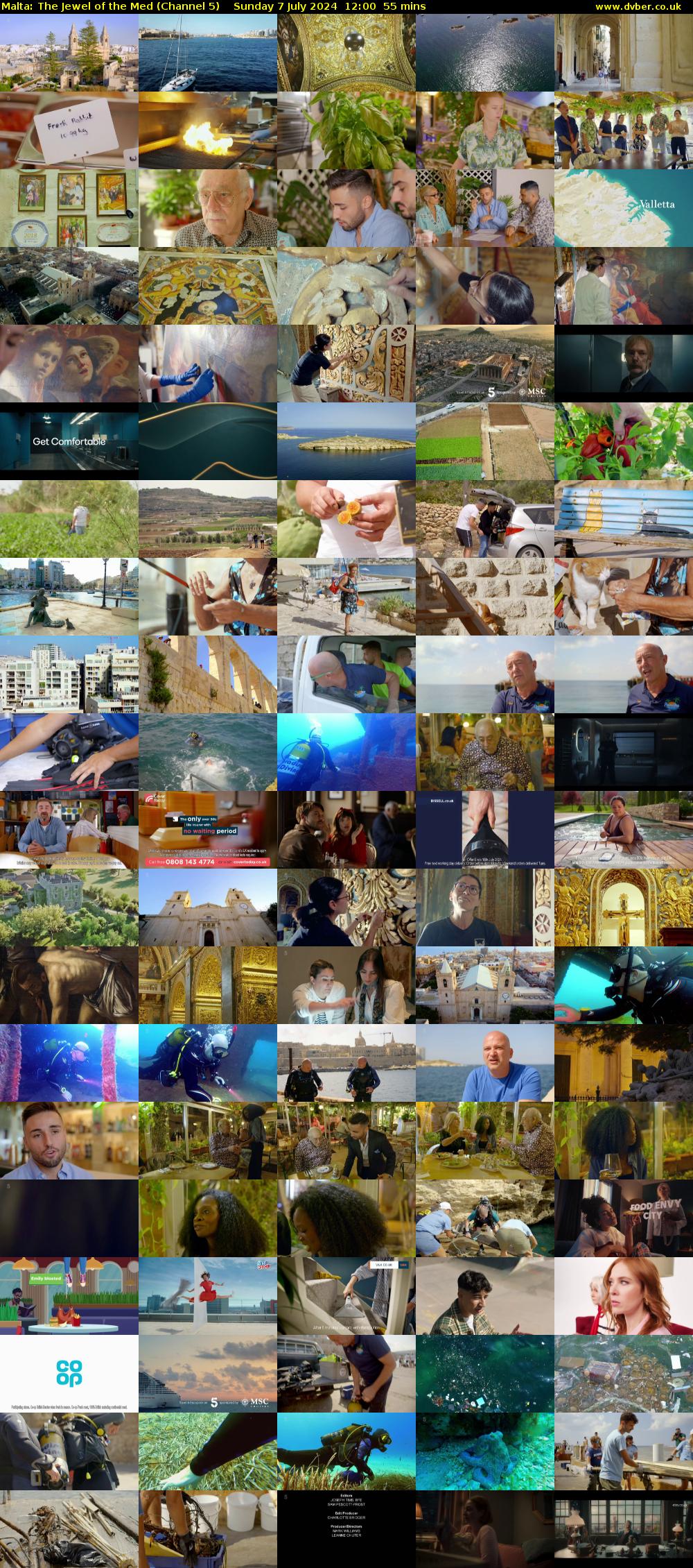 Malta: The Jewel of the Med (Channel 5) Sunday 7 July 2024 12:00 - 12:55