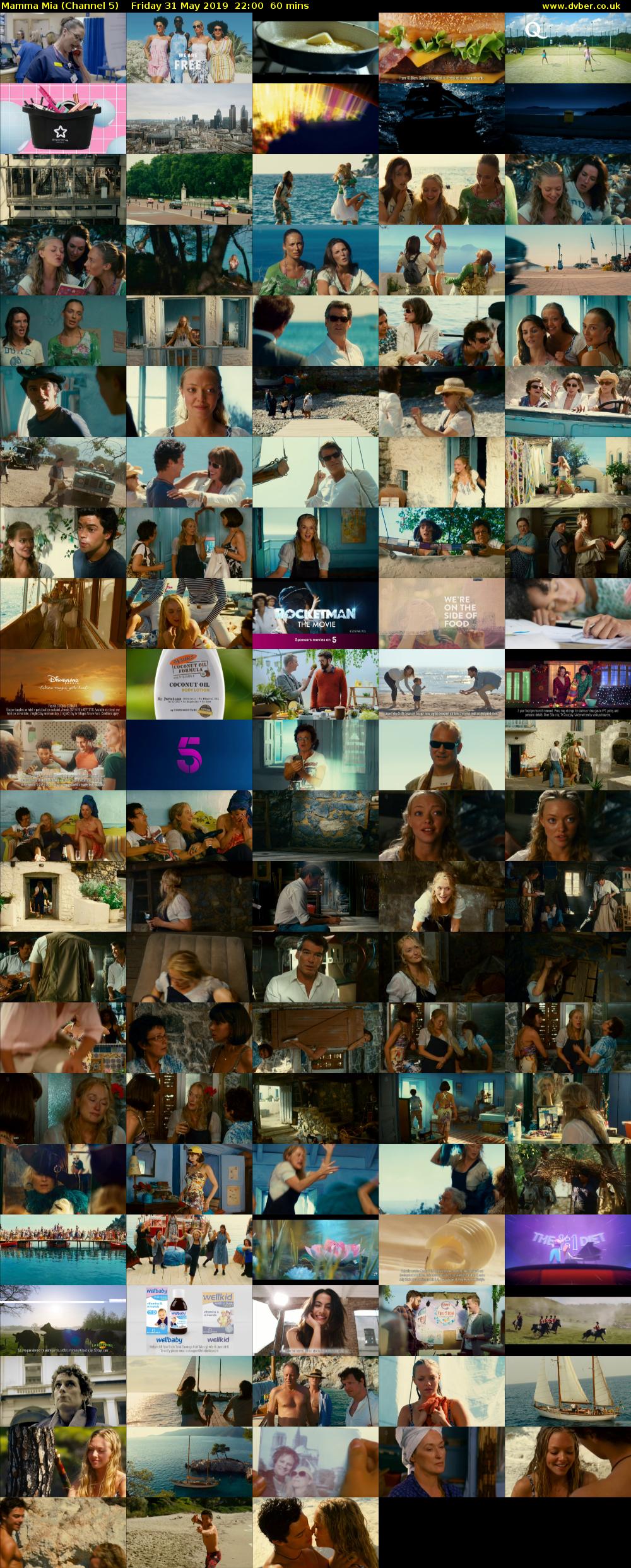 Mamma Mia (Channel 5) Friday 31 May 2019 22:00 - 23:00