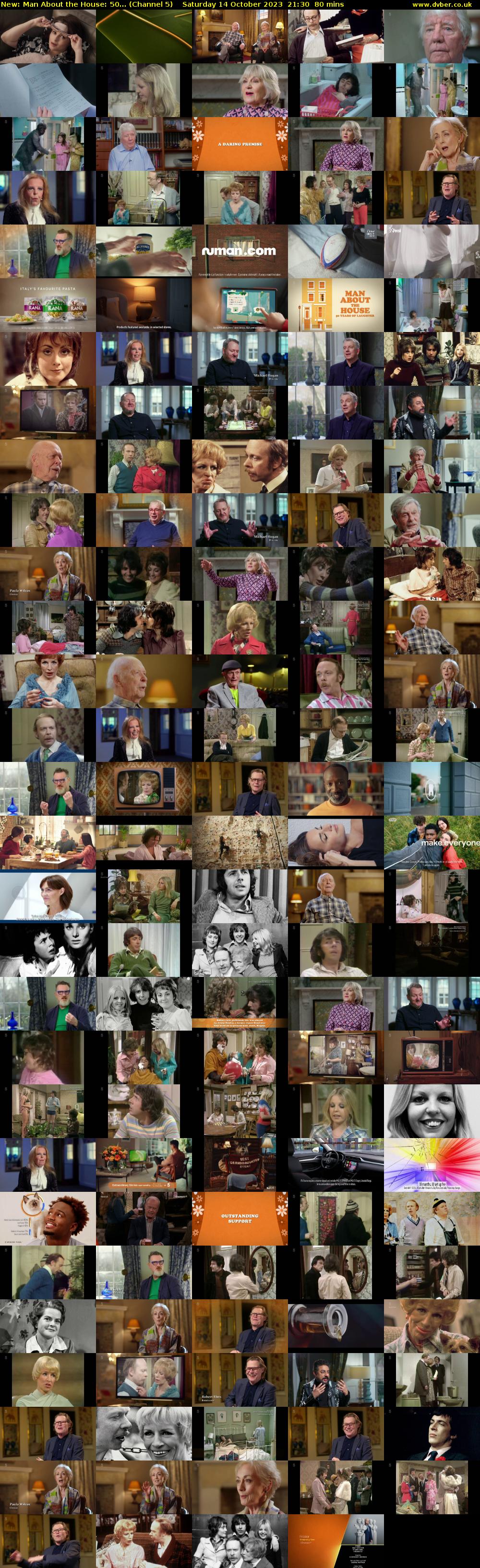 Man About the House: 50... (Channel 5) Saturday 14 October 2023 21:30 - 22:50