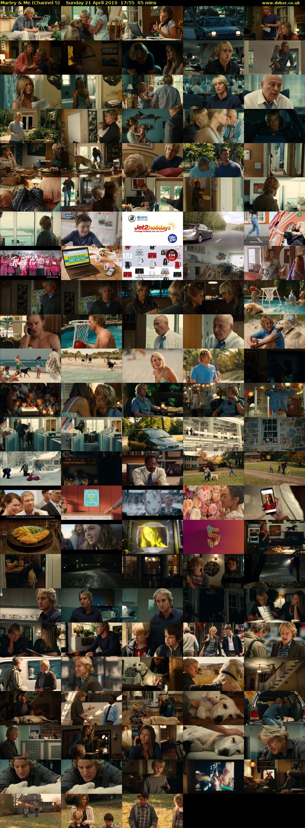 Marley & Me (Channel 5) Sunday 21 April 2019 17:55 - 19:00