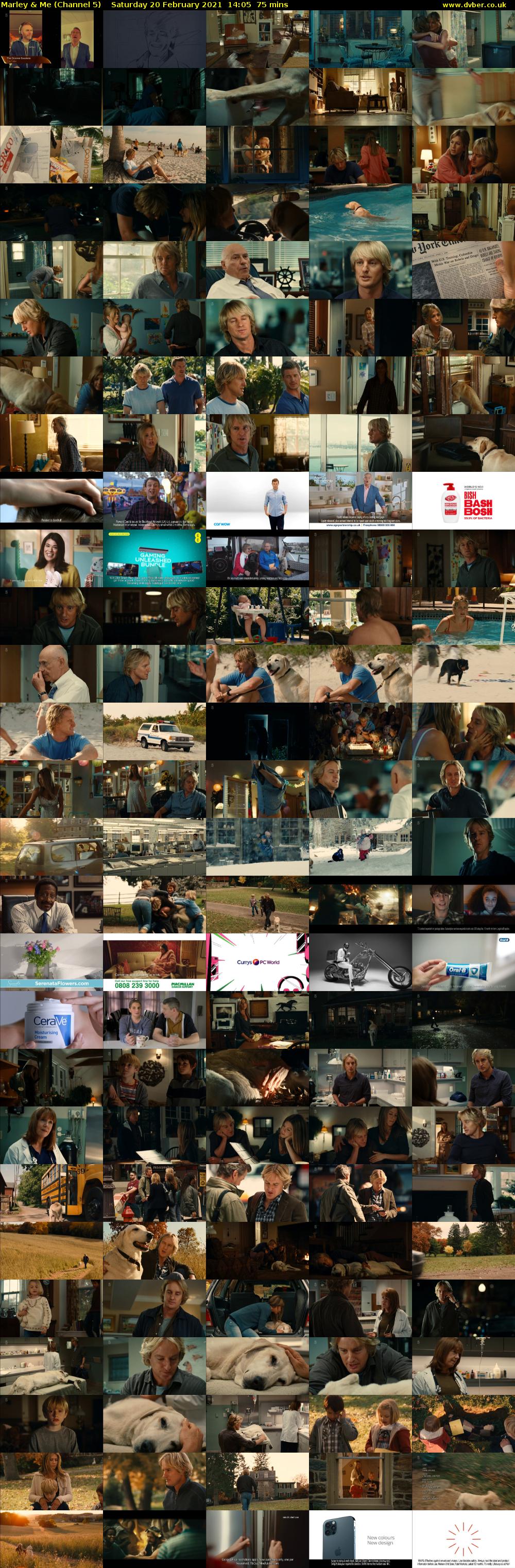 Marley & Me (Channel 5) Saturday 20 February 2021 14:05 - 15:20