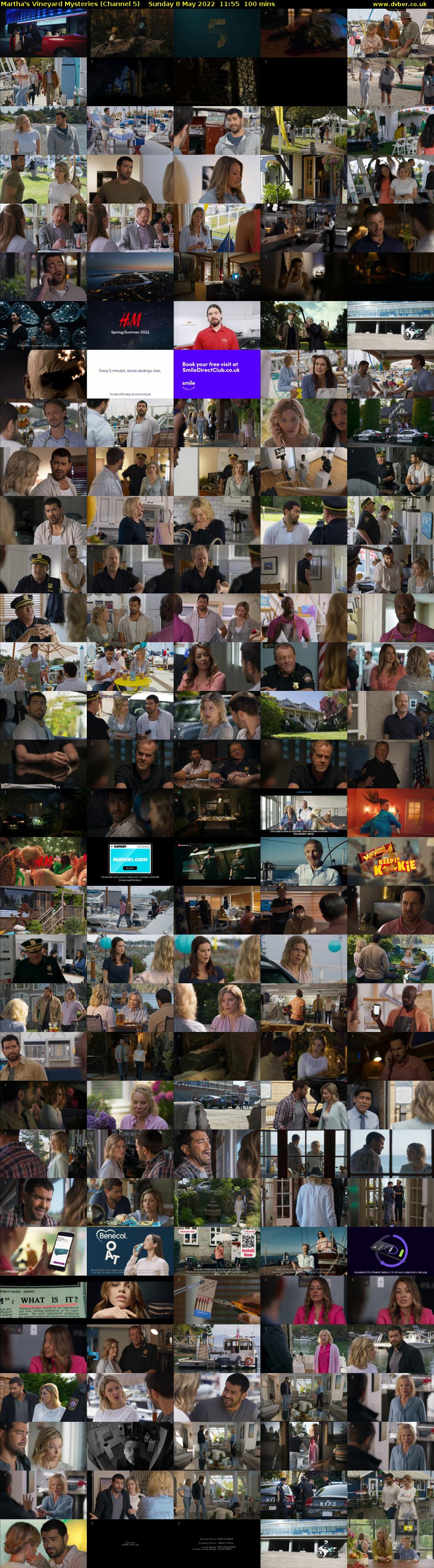 Martha's Vineyard Mysteries (Channel 5) Sunday 8 May 2022 11:55 - 13:35