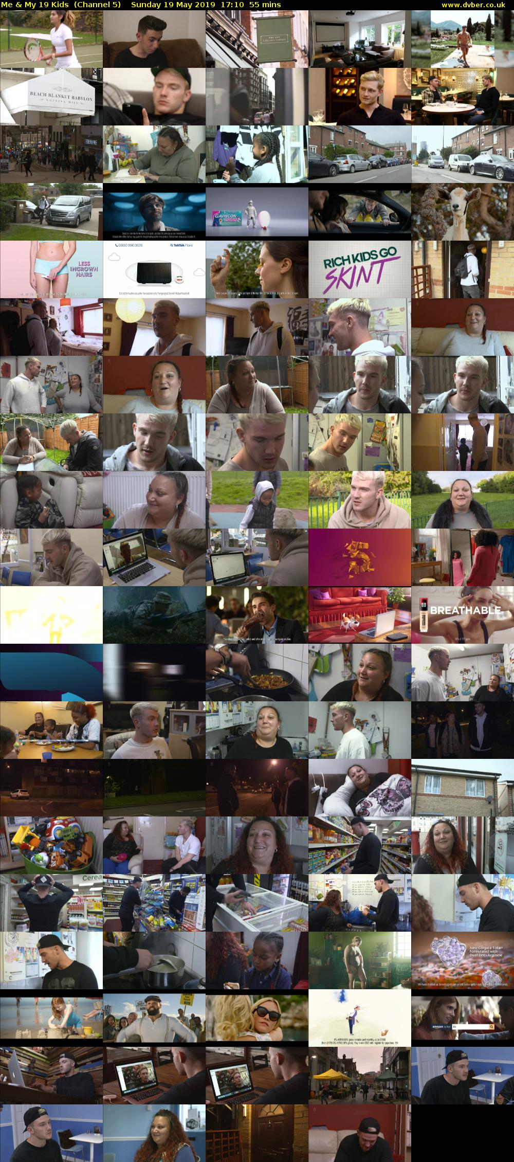 Me & My 19 Kids  (Channel 5) Sunday 19 May 2019 17:10 - 18:05