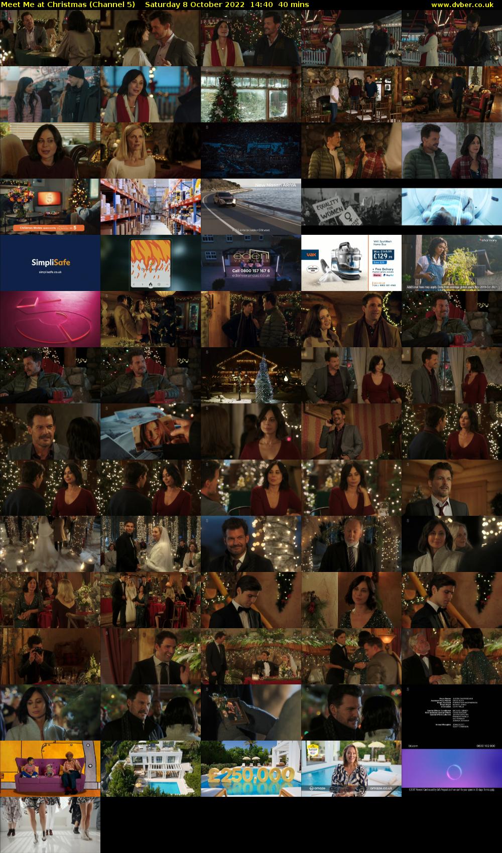 Meet Me at Christmas (Channel 5) Saturday 8 October 2022 14:40 - 15:20