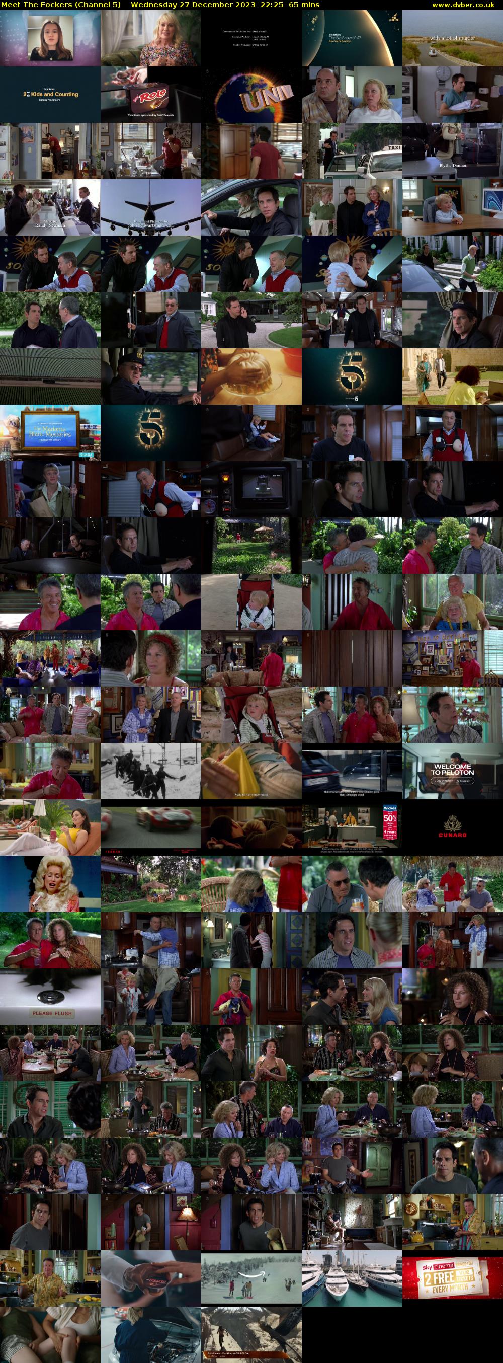 Meet The Fockers (Channel 5) Wednesday 27 December 2023 22:25 - 23:30