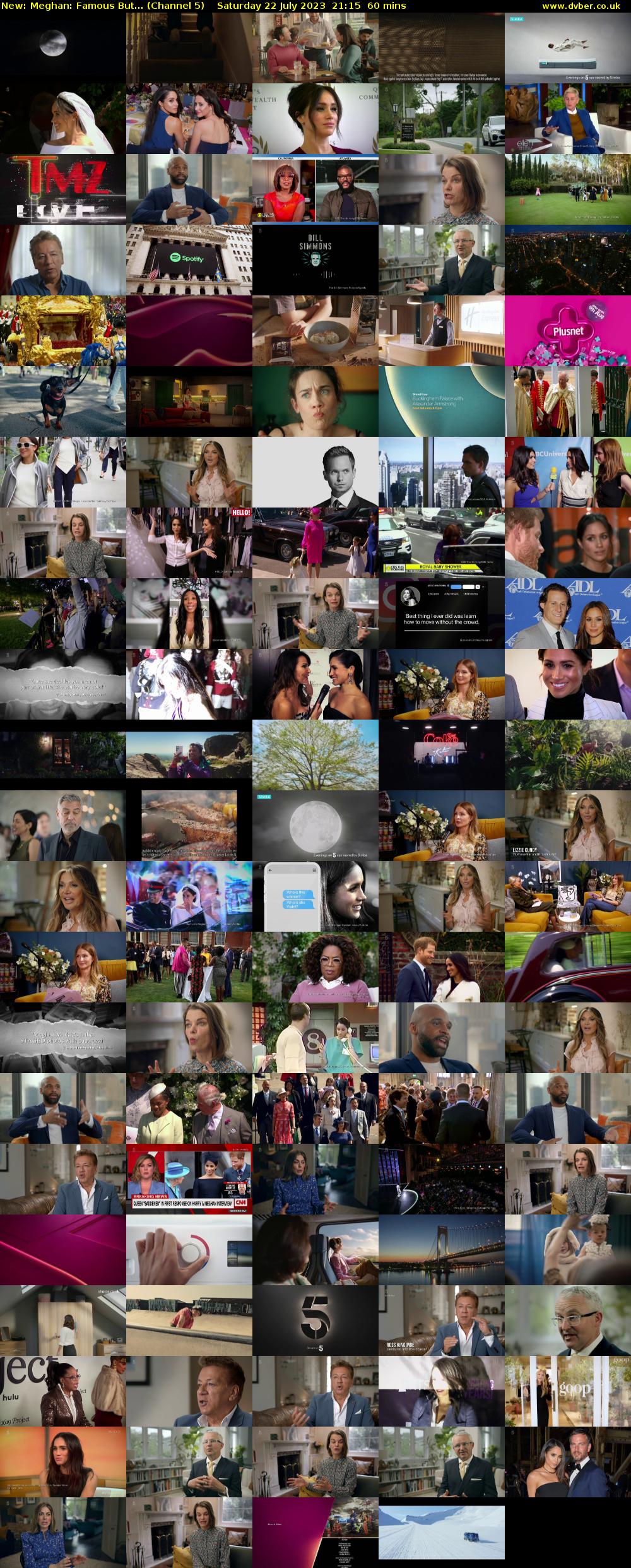 Meghan: Famous But... (Channel 5) Saturday 22 July 2023 21:15 - 22:15