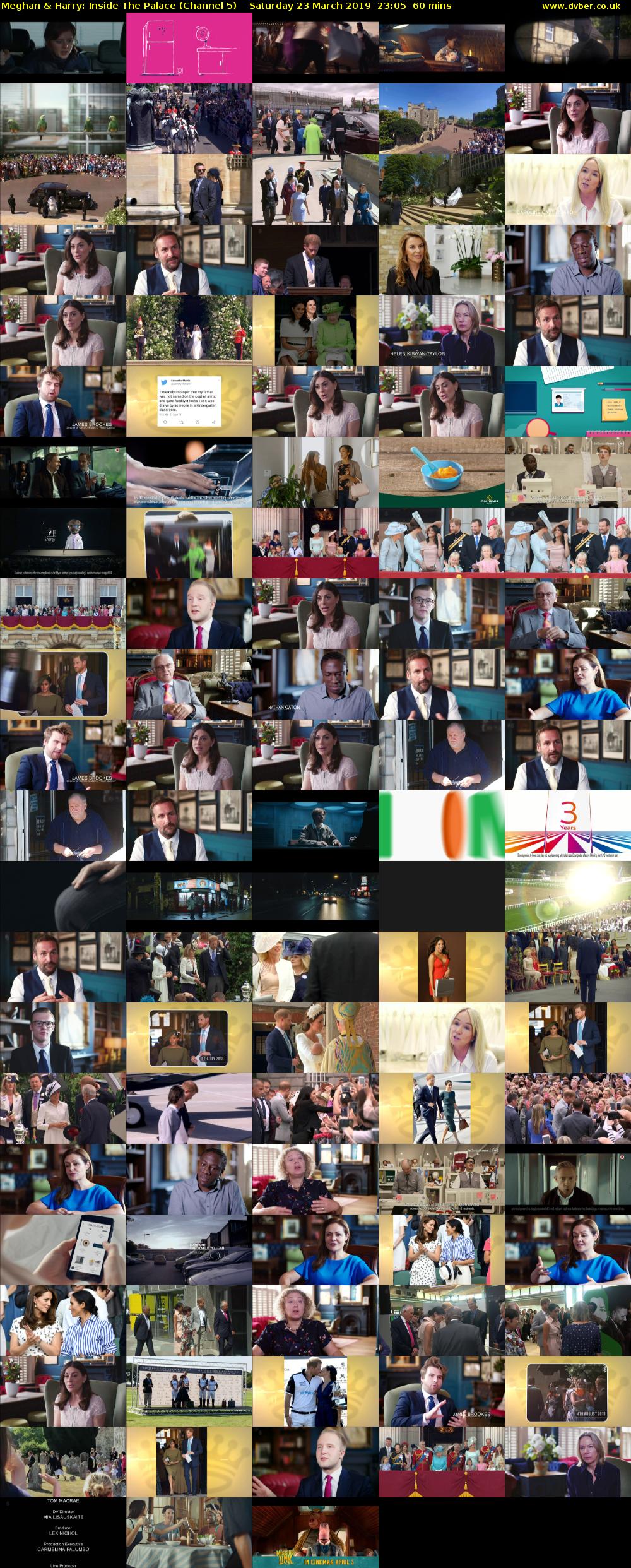 Meghan & Harry: Inside The Palace (Channel 5) Saturday 23 March 2019 23:05 - 00:05