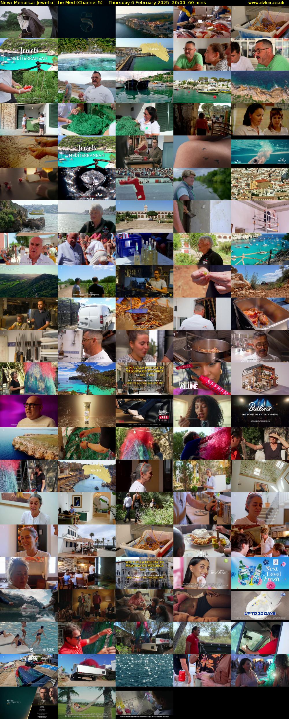 Menorca: Jewel of the Med (Channel 5) Thursday 6 February 2025 20:00 - 21:00