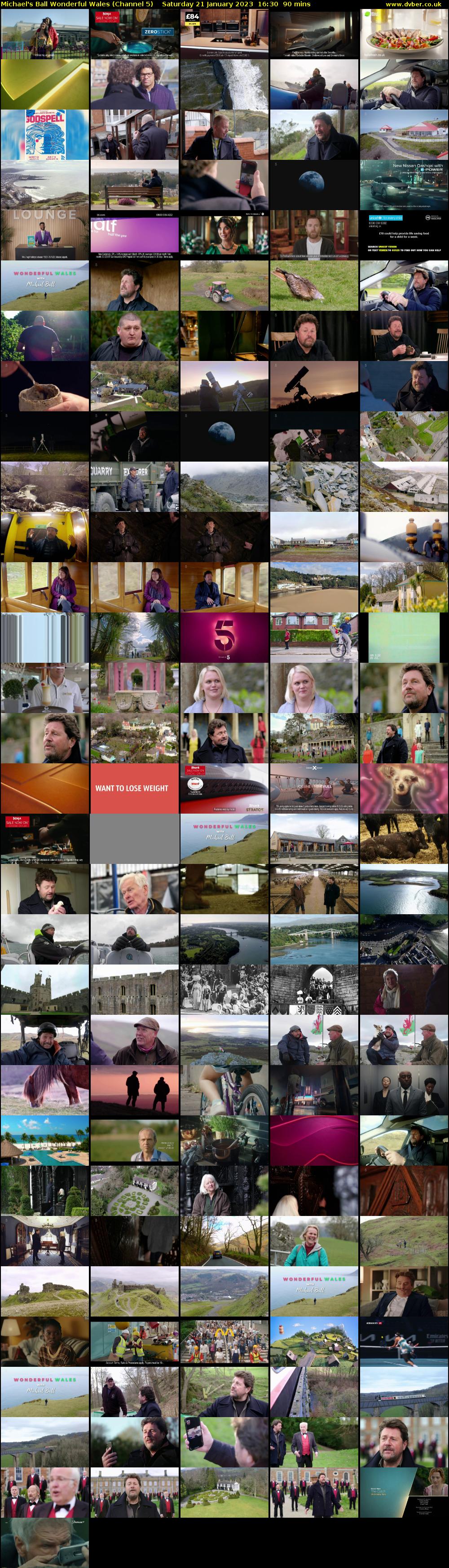 Michael's Ball Wonderful Wales (Channel 5) Saturday 21 January 2023 16:30 - 18:00