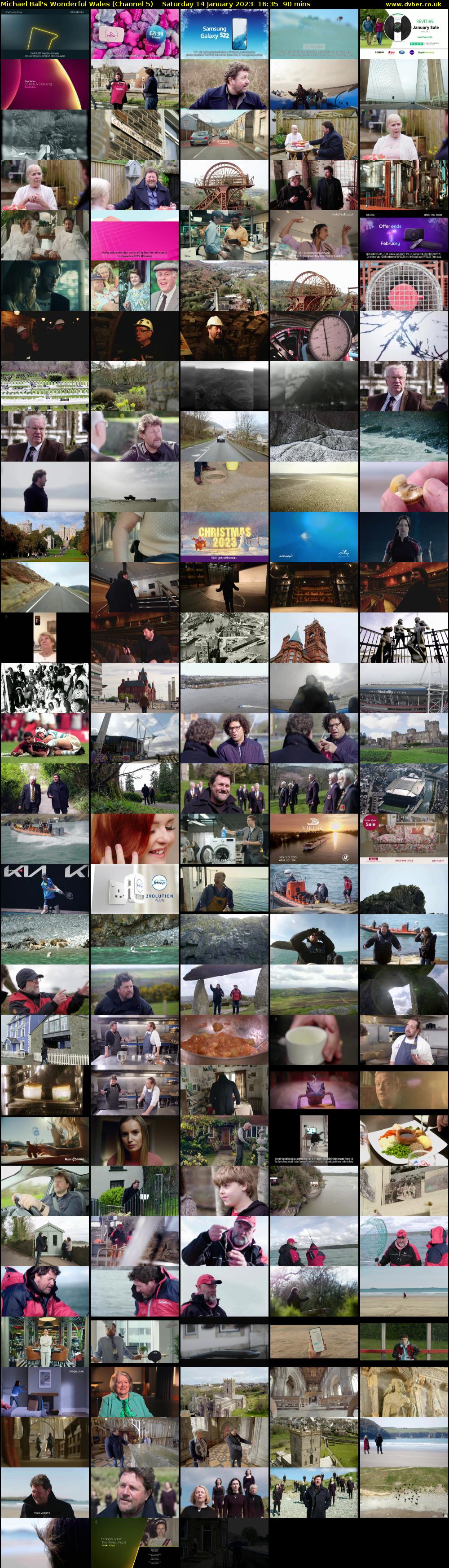 Michael Ball's Wonderful Wales (Channel 5) Saturday 14 January 2023 16:35 - 18:05