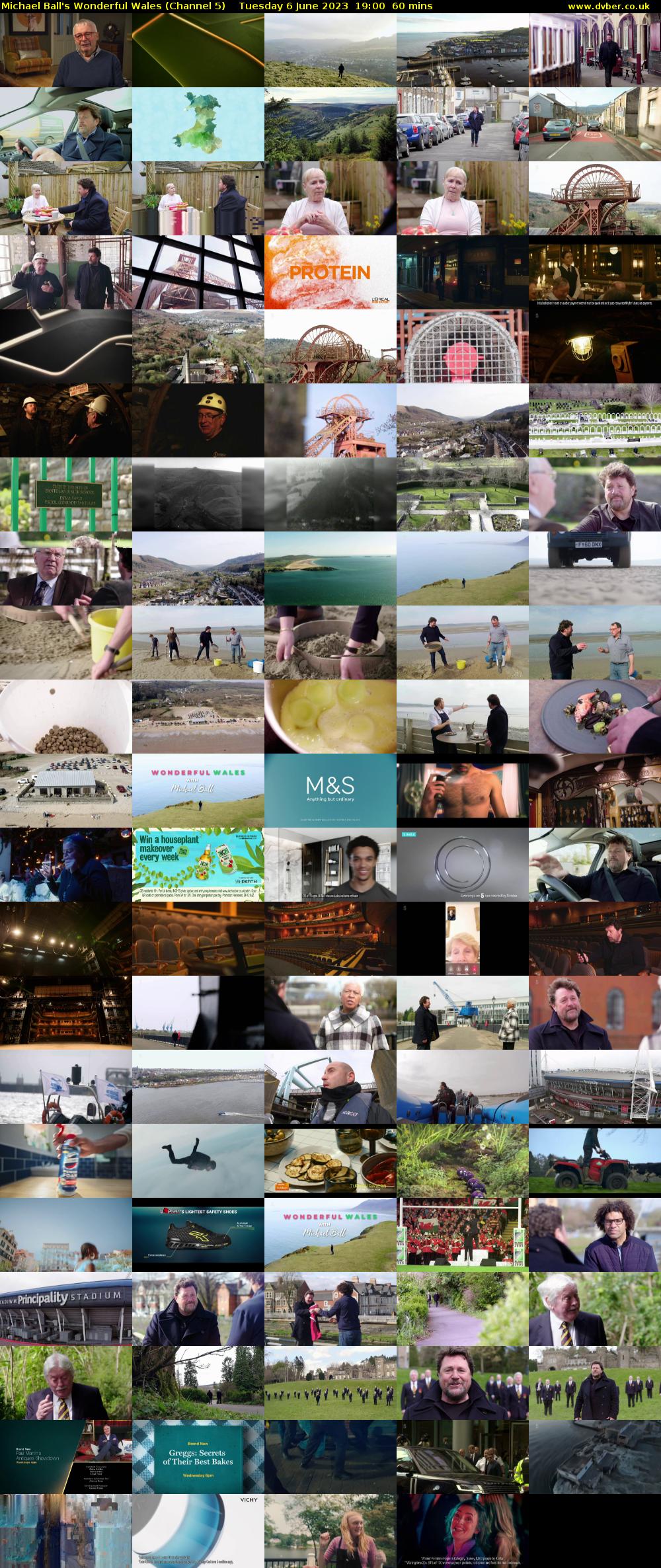 Michael Ball's Wonderful Wales (Channel 5) Tuesday 6 June 2023 19:00 - 20:00