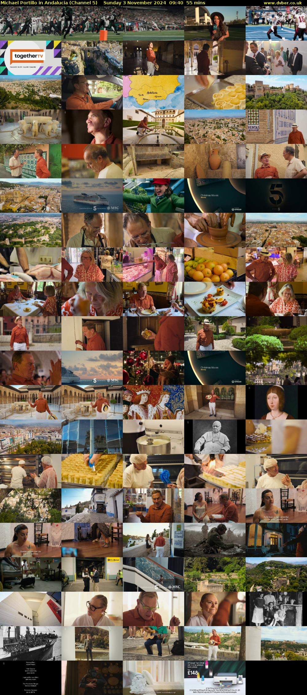 Michael Portillo in Andalucia (Channel 5) Sunday 3 November 2024 09:40 - 10:35