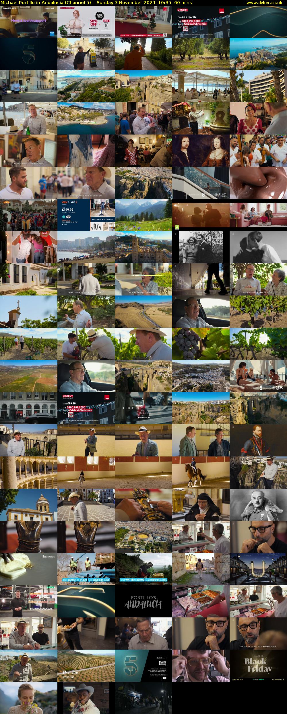 Michael Portillo in Andalucia (Channel 5) Sunday 3 November 2024 10:35 - 11:35