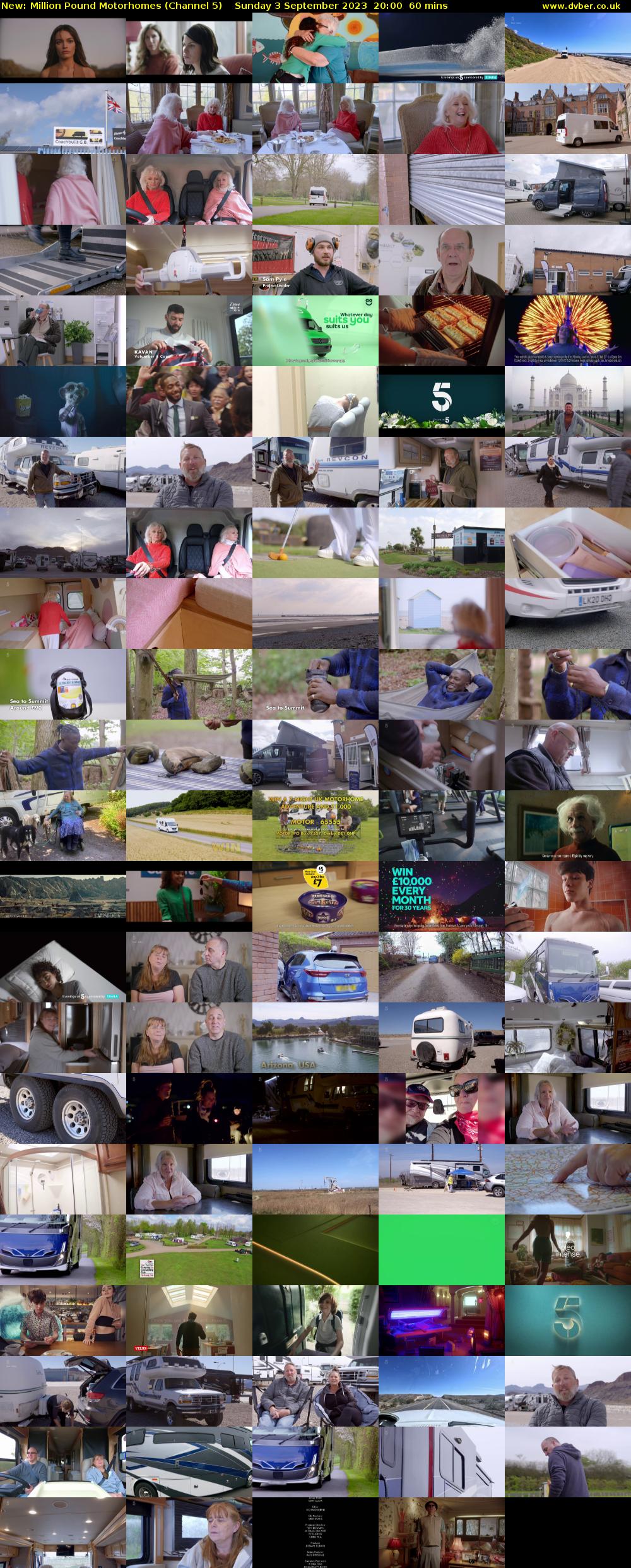 Million Pound Motorhomes (Channel 5) Sunday 3 September 2023 20:00 - 21:00
