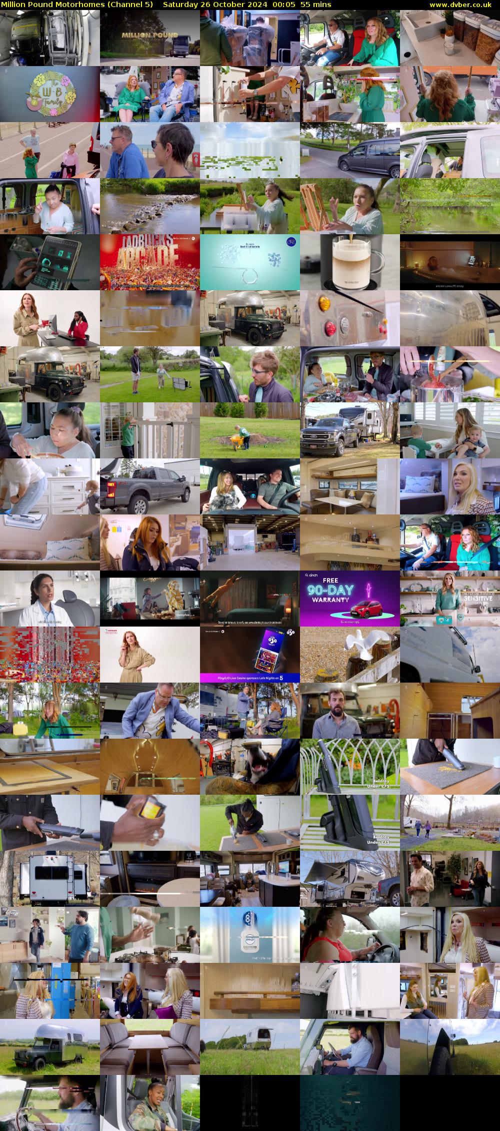 Million Pound Motorhomes (Channel 5) Saturday 26 October 2024 00:05 - 01:00