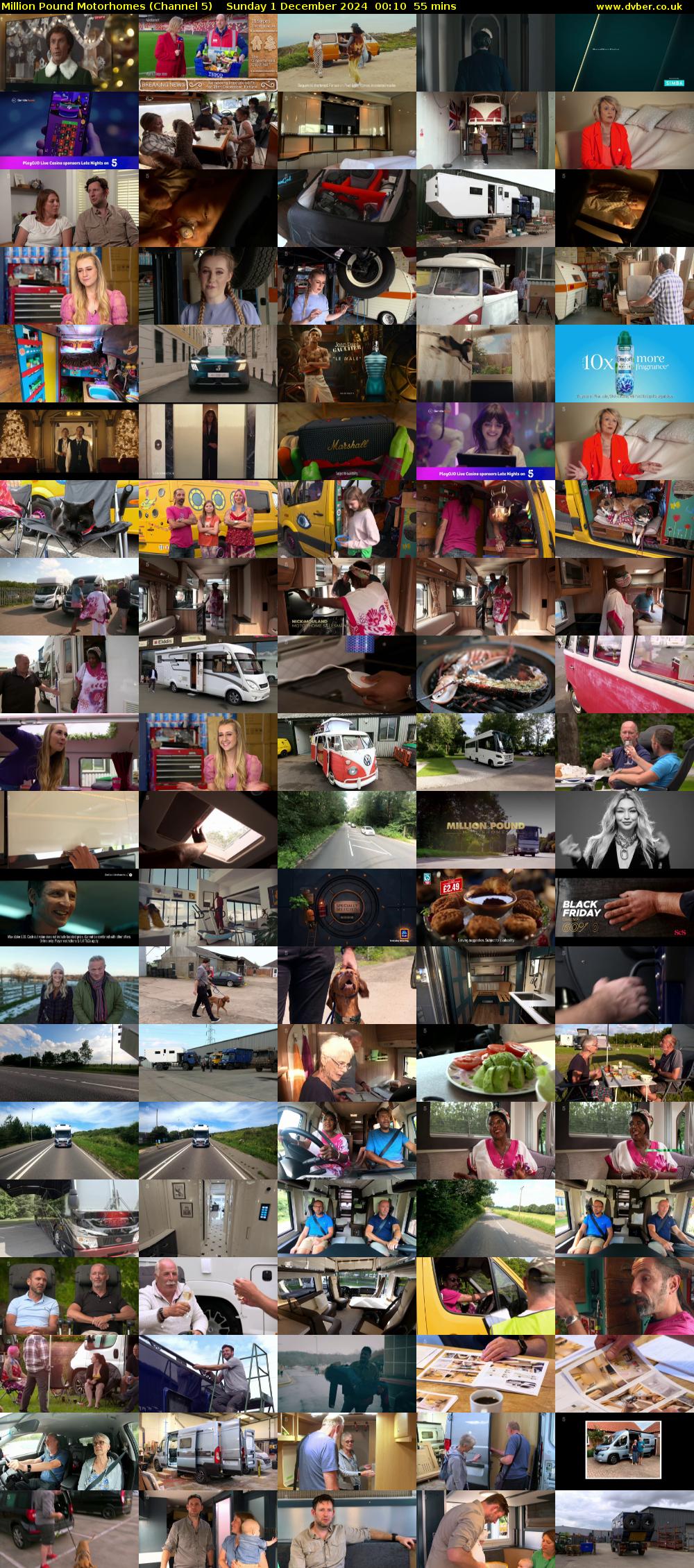Million Pound Motorhomes (Channel 5) Sunday 1 December 2024 00:10 - 01:05