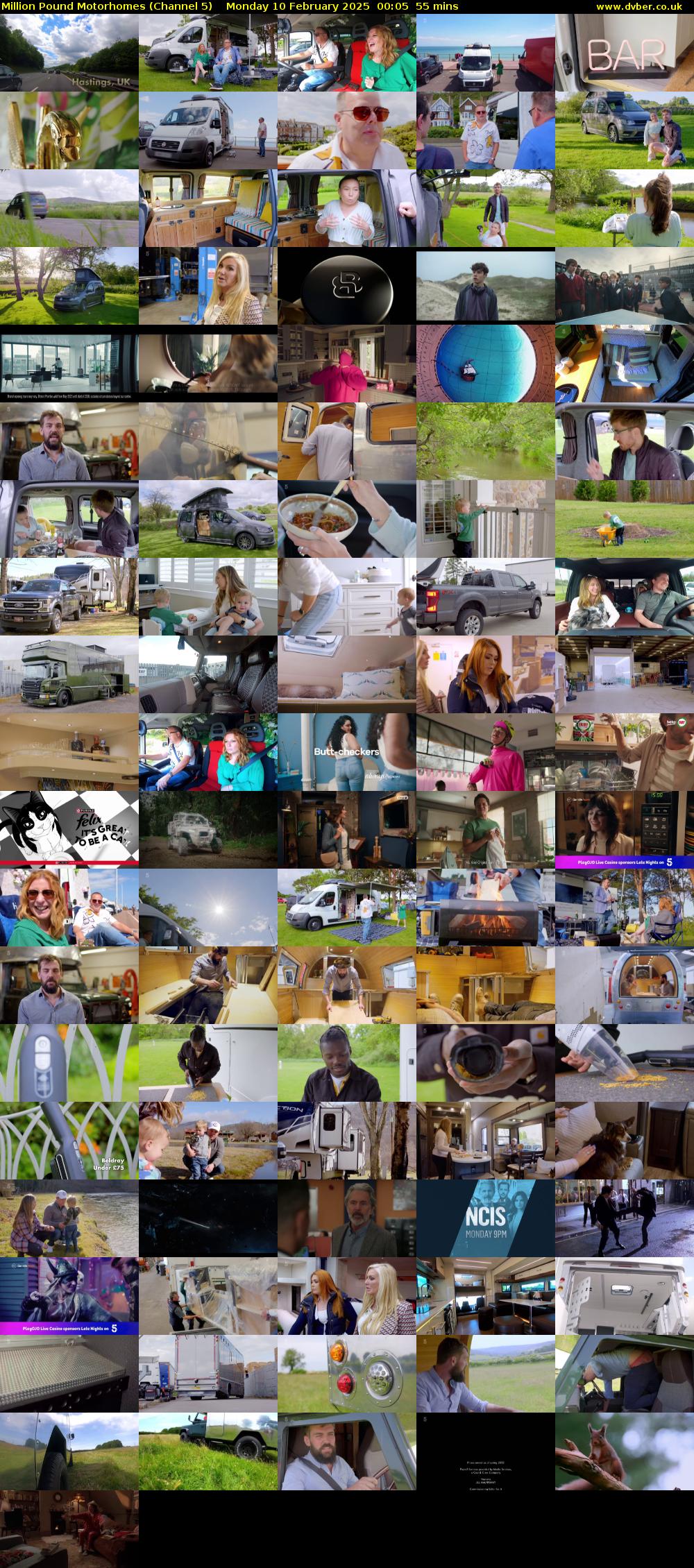 Million Pound Motorhomes (Channel 5) Monday 10 February 2025 00:05 - 01:00