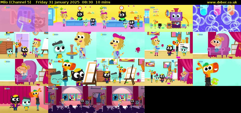 Milo (Channel 5) Friday 31 January 2025 08:30 - 08:40