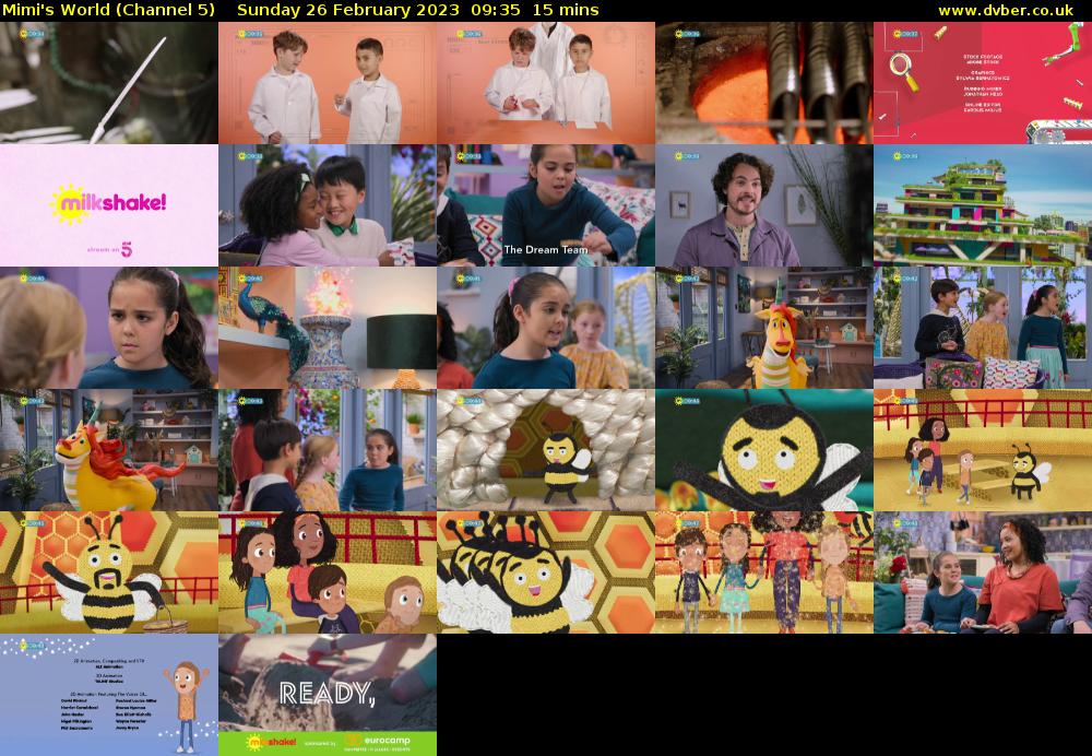 Mimi's World (Channel 5) Sunday 26 February 2023 09:35 - 09:50